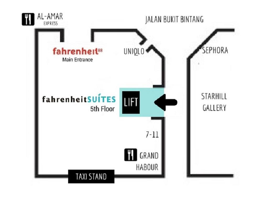 Fahrenheit Suites Bukit Bintang, Kuala Lumpur Exteriér fotografie